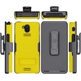 thumbnail image 3 of Wireless ProTech Case Compatible with Sonim XP10 (XP9900), Shell Case and Belt Clip Holster Combo with Kickstand and Screen Protector (Yellow), 3 of 5