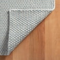 thumbnail image 2 of Dash & Albert Honeycomb Handwoven Wool Rug, 4' x 6', French Blue/Ivory, 2 of 7
