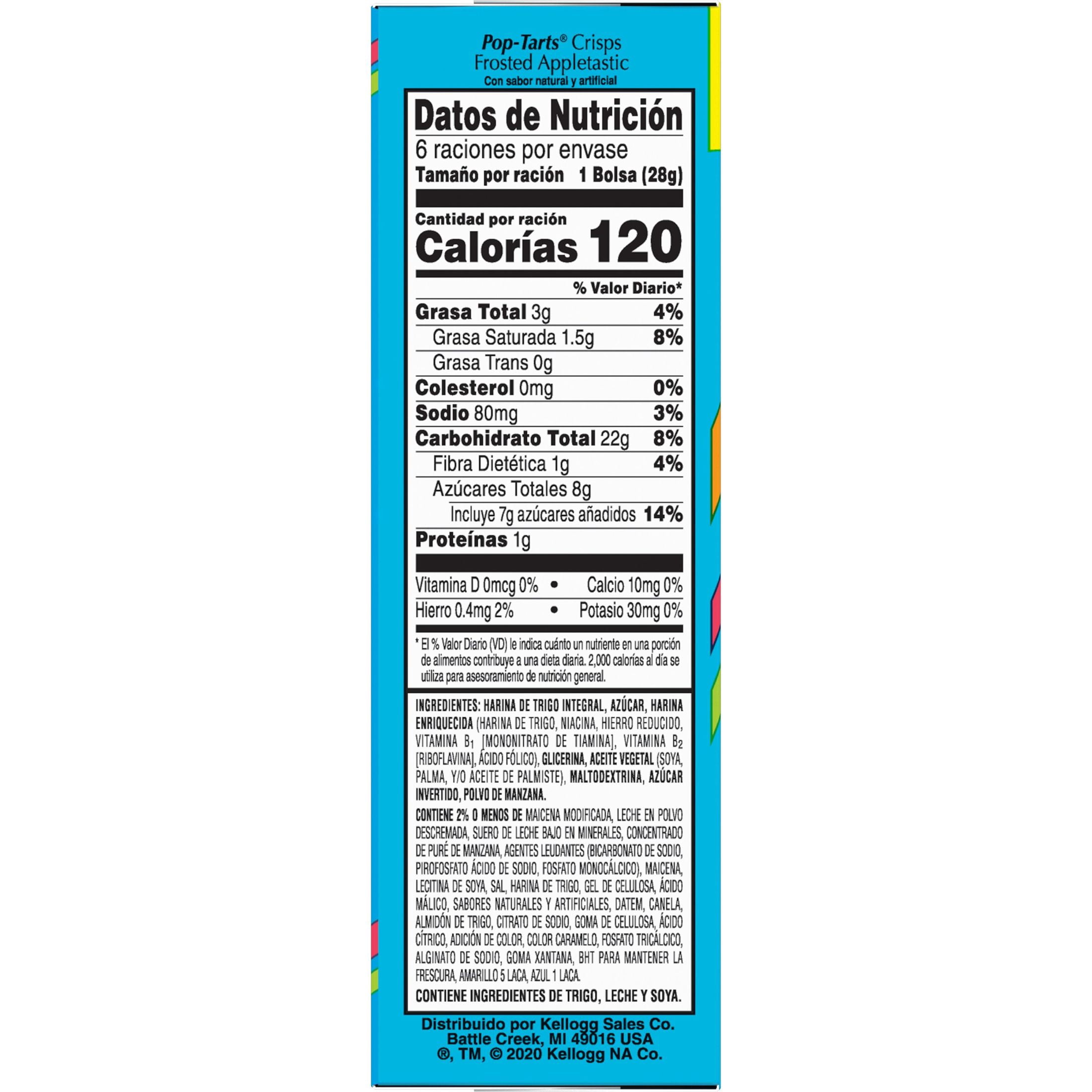 Pop-Tarts Frosted Appletastic Breakfast Baked Snack Bars, 5.9 oz, 6 Count