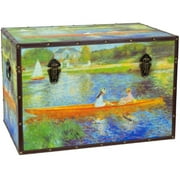 Oriental Furniture Renoir the Seine Trunk