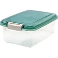 thumbnail image 7 of IRIS 30 lbs & 11 lbs Combo Airtight Dog Food Storage Container, Stackable Treat Box, Casters, Keep Fresh, Easy Mobility, Green, 7 of 7