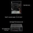 thumbnail image 4 of A09 HTPC Computer Case Mini ITX Gaming PC Chasis Desktop Chasis USB2.0 Computer Case Home Computer Case Silver, 4 of 10