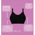 thumbnail image 5 of Elomi Downtime Non Wire Bralette (301417),36H,Black, 5 of 6