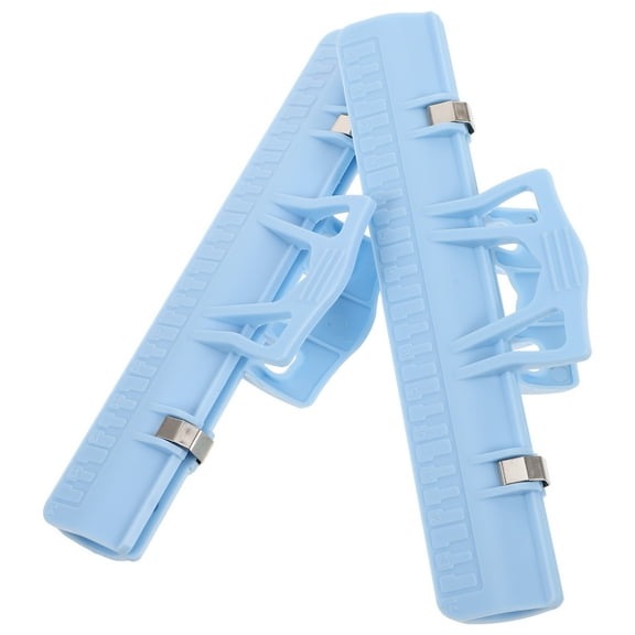 2 Pcs Foldable Washboard Piano Sheet Music Holder 15.00X4.50X3.00CM Sky-blue