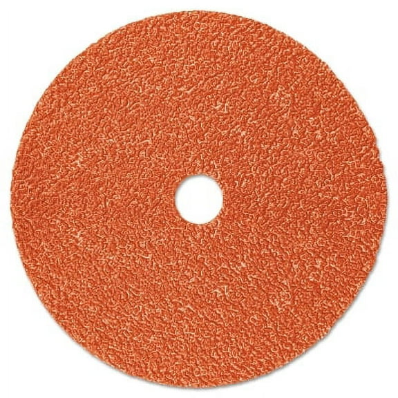 Fibre Disc 787C, Precision Shaped Ceramic, 5 in dia x 7/8 in Center Hole, 60 Grit, Die 500P