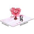 thumbnail image 3 of Valentines Day Pop-up Card 3d Heart Tree Design Pop Up Anniversary Card Romantic Keepsake For O2b6, 3 of 8