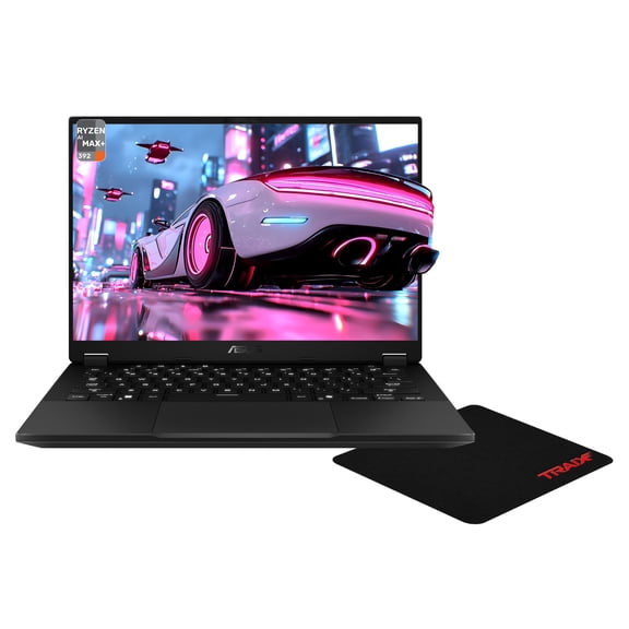 Asus TUF A14 Gaming Laptop, AMD Ryzen AI Max 392, 32 GB LPDDR5X RAM, 1 TB PCIe SSD, 14" WQXGA (2560x1440) 165Hz, AMD Radeon 8060S Graphics, Backlit Keyboard, W11 Home, Jaeger Gray Traix MousePad
