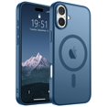 thumbnail image 1 of Funda magnética SUPFINE para iPhone 16, color azul oscuro, 1 of 7