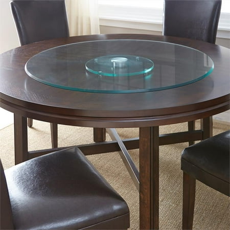 Steve Silver Avenue 40 inch Glass Lazy Susan - Walmart.com ...