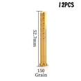 thumbnail image 1 of 12×150gr Heavy Weight Arrow Brass Inserts Base Archery ID6.2mm Arrow Shaft, 1 of 5