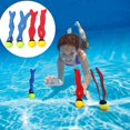 thumbnail image 2 of Summer Swimming Diving Toys Set, Fish & Dolphin Buoy, Dive Rings & Sticks, Kids Water Game Toys for Pool Fun, 2 of 8