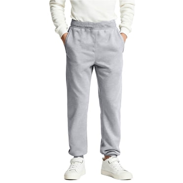 FAIWAD Boys Girls Fleece Sweatpants Kids Elastic Waist Casual Joggers Thickened Thermal Athletic Pants with Pockets