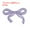 Purple, variant on Uxcell Bow Iron on Patches, Cute Sew on Bows Embroidered Applique Patches Fit for Jeans Jackets Women Clothes Orange