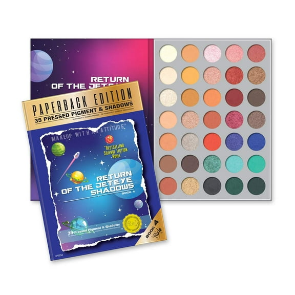 RUDE COSMETICS Return of the Jet Eyeshadow Palette - Paperback Edition
