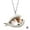 Style A, variant on Misterolina Pet Necklace Sleeping Dog Necklace Cute Angel Necklace Lovers For Pet