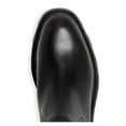 thumbnail image 3 of ASH Womens Black 1" Platform Stretch Comfort Manhattan Round Toe Block Heel Heeled Boots 38, 3 of 3