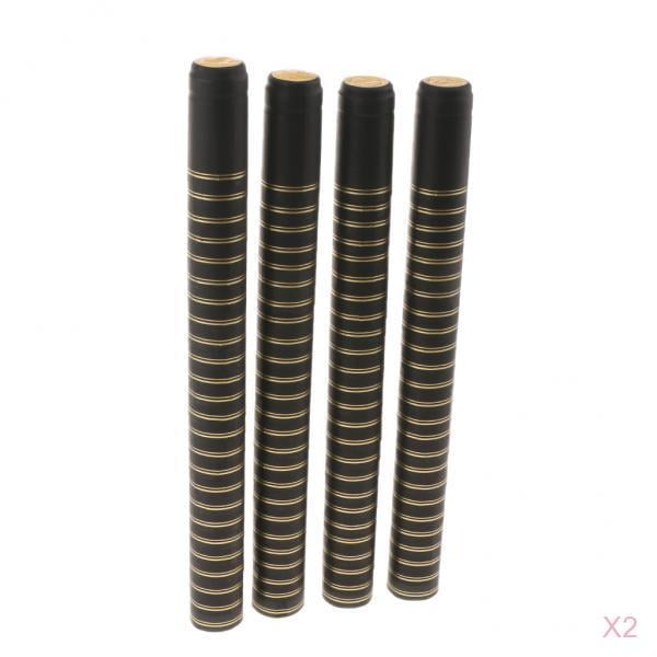 200 cápsulas termorretráctiles de PVC de 30-34 mm para tapas de botellas de vino con corcho 30 mm negro_1