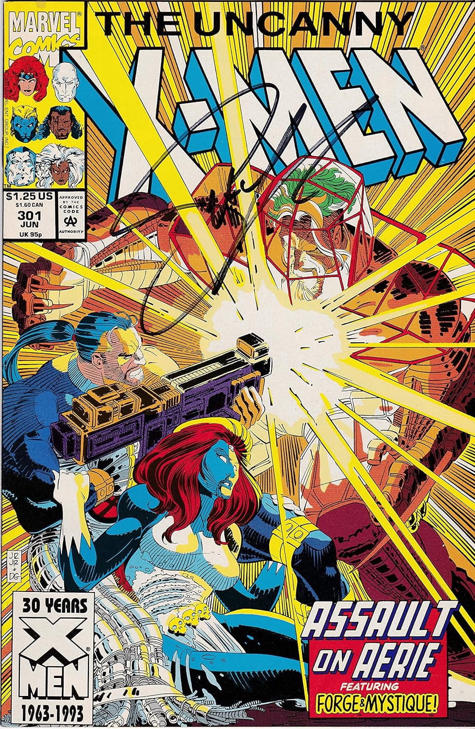 X-Men #301 Signed Scott Lobdell