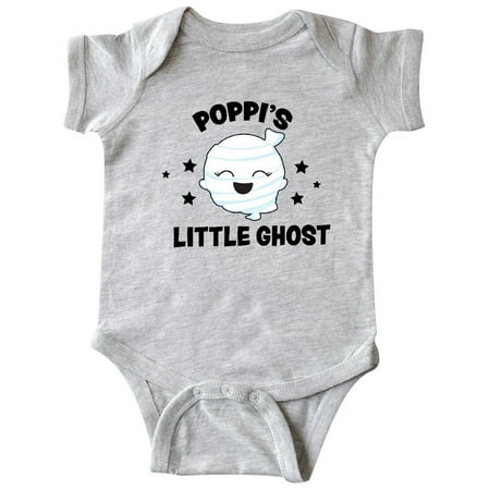 

Inktastic Cute Poppi s Little Ghost with Stars Gift Baby Girl Bodysuit