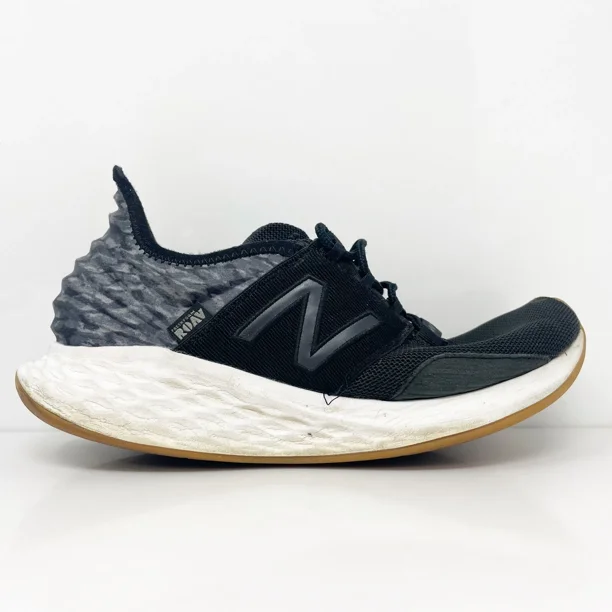 New Balance Mens Fresh Foam Roav V1 MROAVPB1 Black Running Shoes Sneakers Sz 9 D