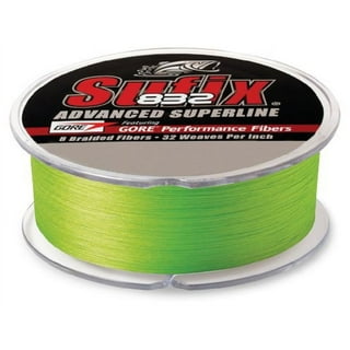 Sufix 832 Advanced Superline Braided 15 Neon Lime 600 Yds, 59% OFF
