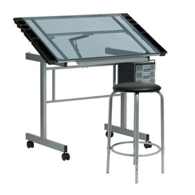 Studio Designs Alpha Modern Mobile Metal And Glass Craft Drawing