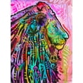 thumbnail image 2 of Dean Russo Collection 11x14 Black Ornate Wood Framed with Double Matting Museum Art Print Titled - Syco-Delic Lion, 2 of 4