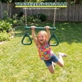 thumbnail image 4 of Klokick 3-in-1 Jungle Gym & Monkey Swing Bar - Kids Backyard Play Set for Strength & Active Fun, Green, 4 of 9