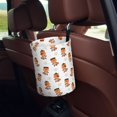 thumbnail image 5 of Wukai Cute Little Pirate Red Panda Print Car Trash Can - Easy to Clean Hanging Garbage Bin - Removable Liner - Leak-Car Garbage Can - Waterproof Trash Can for Car and SUV, 5 of 7
