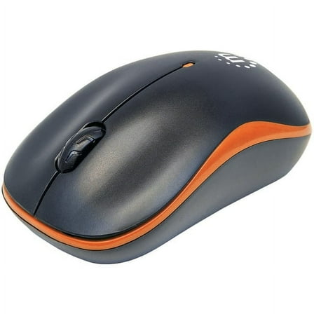 Manhattan Success 1000dpi Optical Wireless Optical Mouse - Orange, Black
