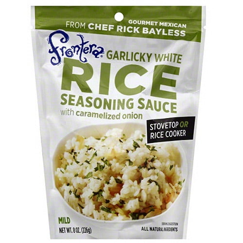 Frontera Garlicky White Rice Seasoning Sauce, 8 oz, (Pack of 6