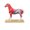 horse, variant on Veterinary Anatomy Teaching Figure with Cutaway Organ Detail and Display Base for Acupoint Study Lesson Guide Use