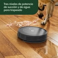 thumbnail image 4 of iRobot Roomba Combo Essential, Aspira Y Trapea “Y” con Kit de Repuestos, Trazado de Mapas, 3 Niveles de Succión, 3 Niveles de Agua, Recarga Automatica, Limpieza Localizada, 4 of 8