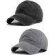 thumbnail image 1 of HOFNEN Gorra de béisbol de algodón de sarga envejecida lavada para hombres y mujeres, sombrero ajustable vintage para papá, 1 of 4