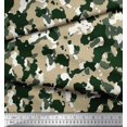 thumbnail image 3 of Soimoi Rayon Crepe Fabric Two Tone With White Camouflage Print Fabric by Yard 46 Inch Wide, 3 of 3