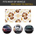thumbnail image 5 of Easygdp Sloth Yoga License Plate Car Front License Plate Car Decoration Car Accessories Front Tag Plate Standard Size, 5 of 8