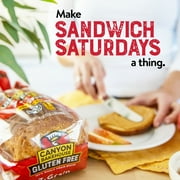 Canyon Bakehouse 7-Grain Sandwich Bread, Gluten Free Bread, 100% Whole Grain, Frozen, 18 oz Loaf