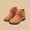 Brown, variant on Girls Winter Ankle Boots, Solid Color Warm Lined Soft Sole Fashion Versatile Outdoor Daily Casual Footwear Gray 11