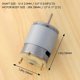 thumbnail image 5 of RS380 DC 1.5-18V 30000RPM Micro Motor 38x28mm for RC Model Toys DIY, 5 of 5