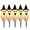 5 Pcs, variant on Halloween Ghost Stake Lights Set of 5, Witch Hat LED Ghost Pathway Lights Battery Operated, Indoor Outdoor Halloween Decorations, Spooky Lawn Light for Yard Garden Haunted House Porch Walkway Decor
