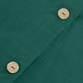 thumbnail image 5 of Fznquz Dresses for Women Plus Size Linen Long Maxi Shirt Dress Green Button Down Trendy Casual Dresses Women L, 5 of 8