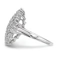 thumbnail image 3 of Sterling Silver Rhodium-plated CZ Ring, 3 of 5