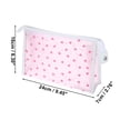 thumbnail image 2 of 1 Pc Women Durable Flower Cosmetic Bag for Vacation Outdoor Activities Rose Red EVA, 2 of 4
