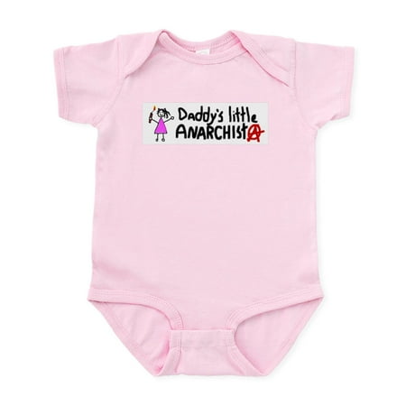 

CafePress - Daddy s Little Anarchist Girl Infant Bodysuit - Baby Light Bodysuit Size Newborn - 24 Months