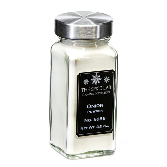 The Spice Lab Onion Powder - Kosher Gluten-Free Non-GMO All Natural Spice - 5086 - French Jar