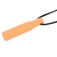 thumbnail image 2 of Collar mordedor de silicona para bebé, 5 colores, juguetes para la dentición, cuidado dental infantil, color naranja, 2 of 10