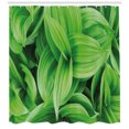 thumbnail image 3 of Ambesonne Plant Shower Curtain, Tropic Foliage Pattern, 69"Wx84"L, Lime Green, 3 of 3