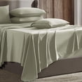 thumbnail image 2 of Juego de sábanas Hearth & Harbor con bolsillo extra profundo Queen Sage Green, 2 of 8