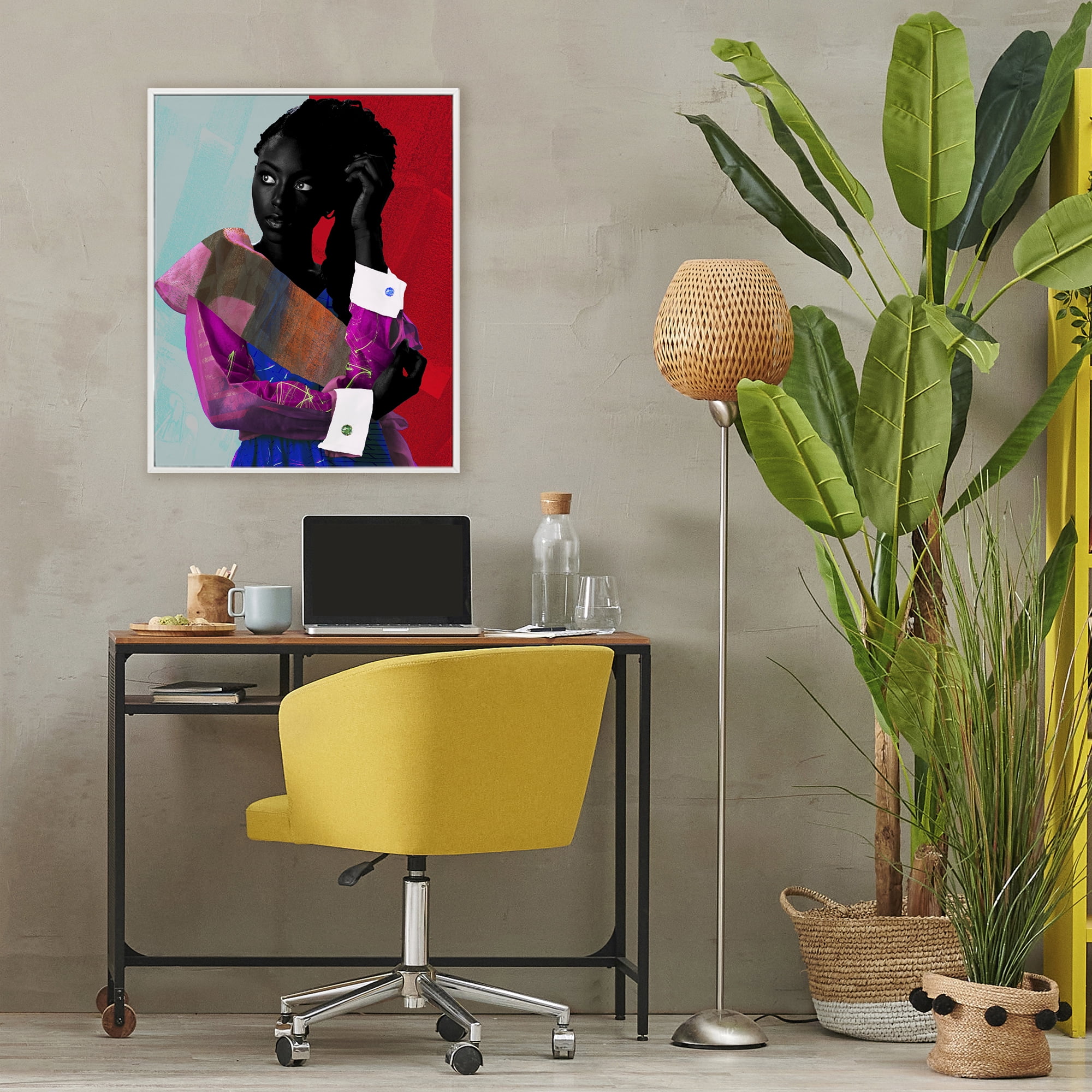 Stupell Industries New York Fashion Style White Framed Giclee Art, design by NUMA Art