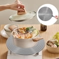 thumbnail image 6 of NOGIS Simmer Plate Heat Diffuser for Gas Stove 9.4'' Round Stove Diffuser Fast Defrosting Tray Simmer Ring Plate Multifunctional Thawing Plate for Gas Stovetop Pot Protection, 6 of 7